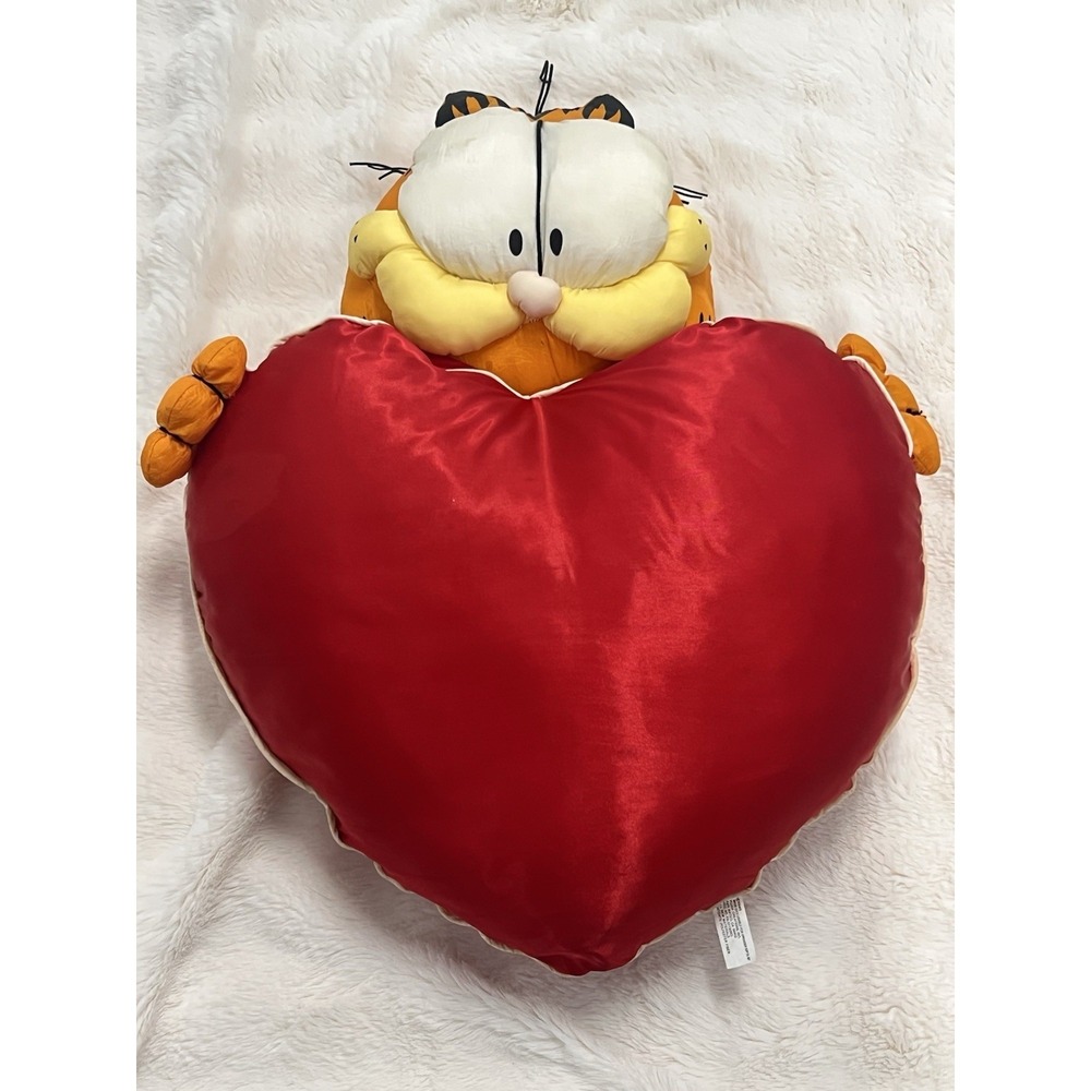 Jumbo Garfield & Odie Plush Lot Paws Spencer's Exclusive Hearts Valentine Rare